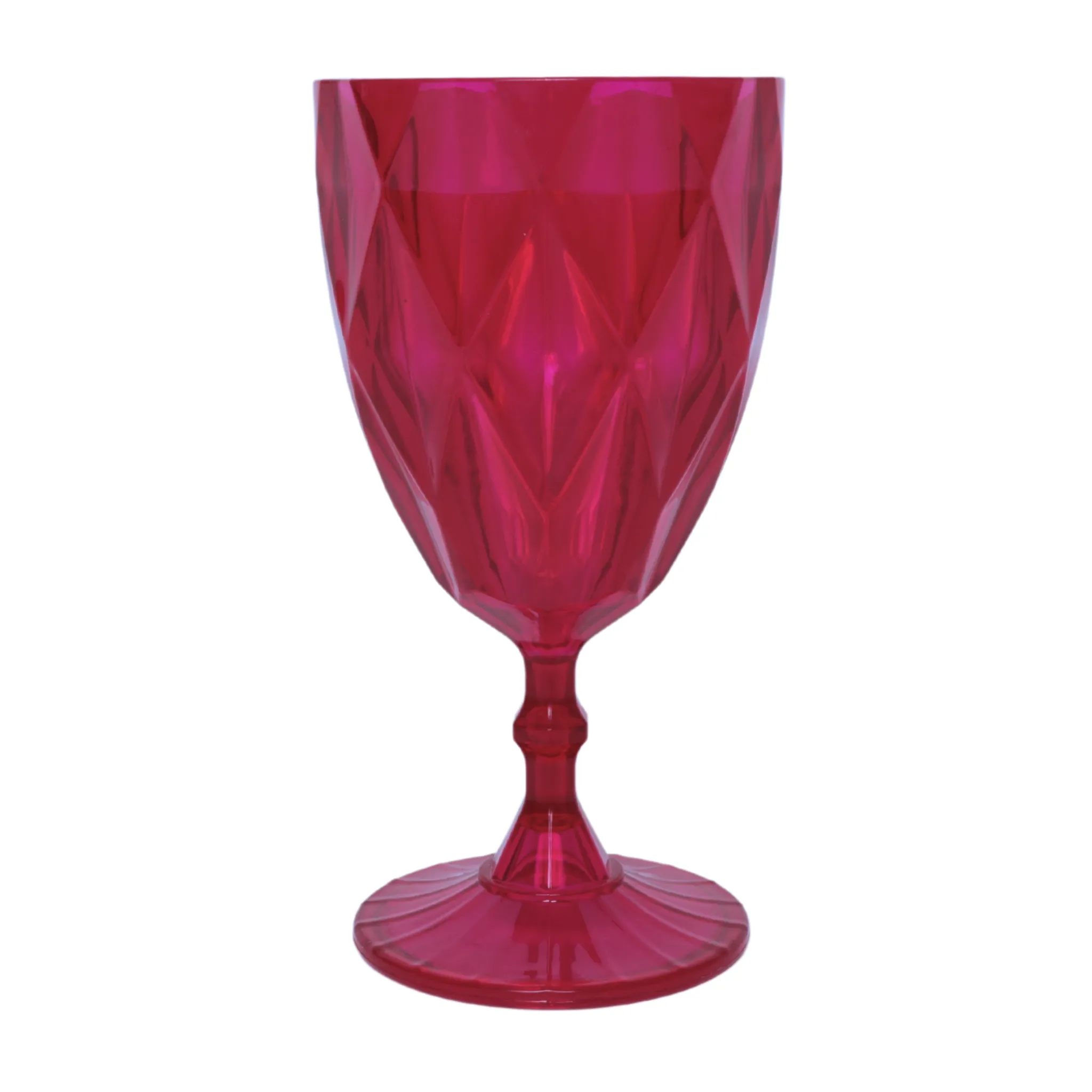 Magenta Vintage Acrylic Goblets (6 pcs/pk)