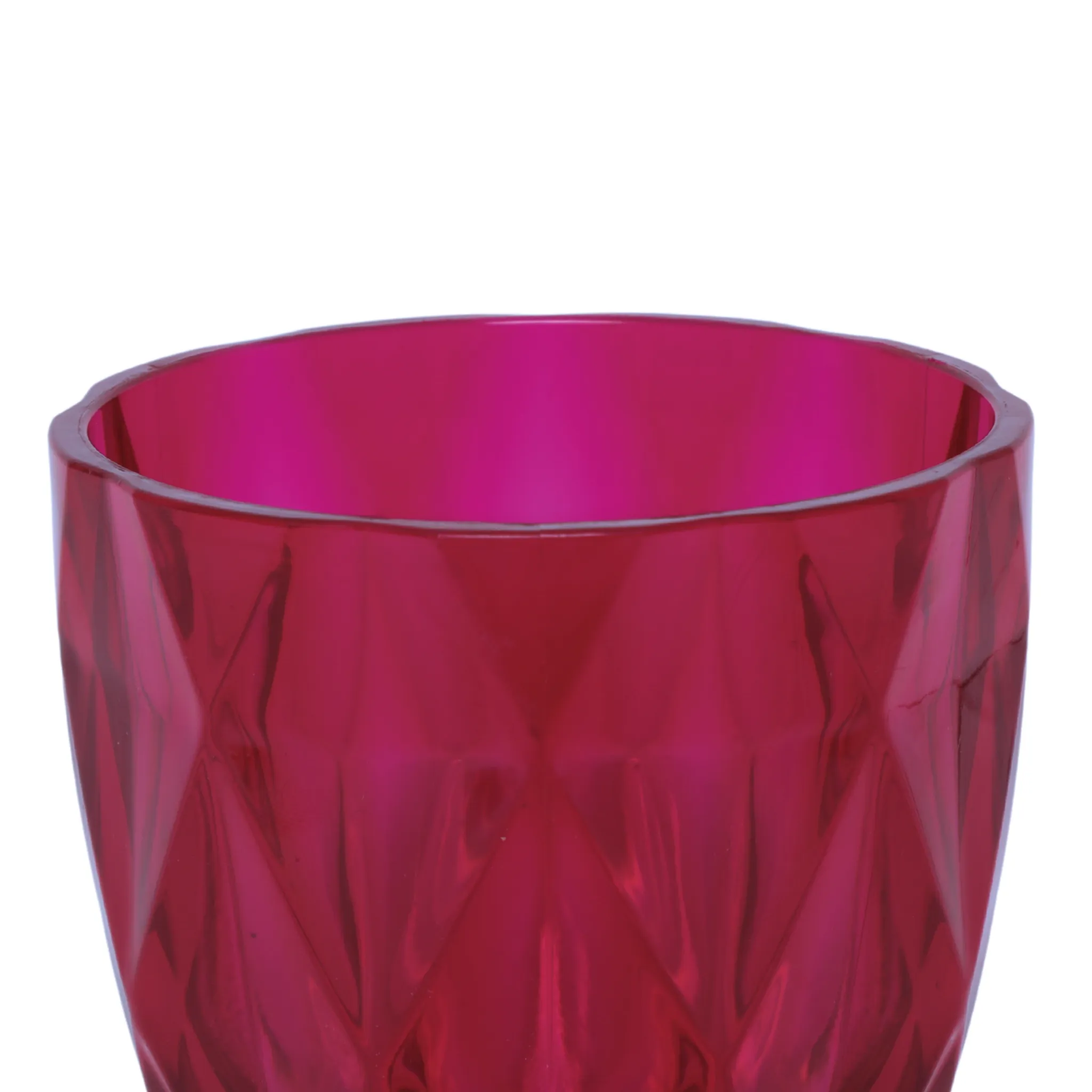 Magenta Vintage Acrylic Goblets (6 pcs/pk)