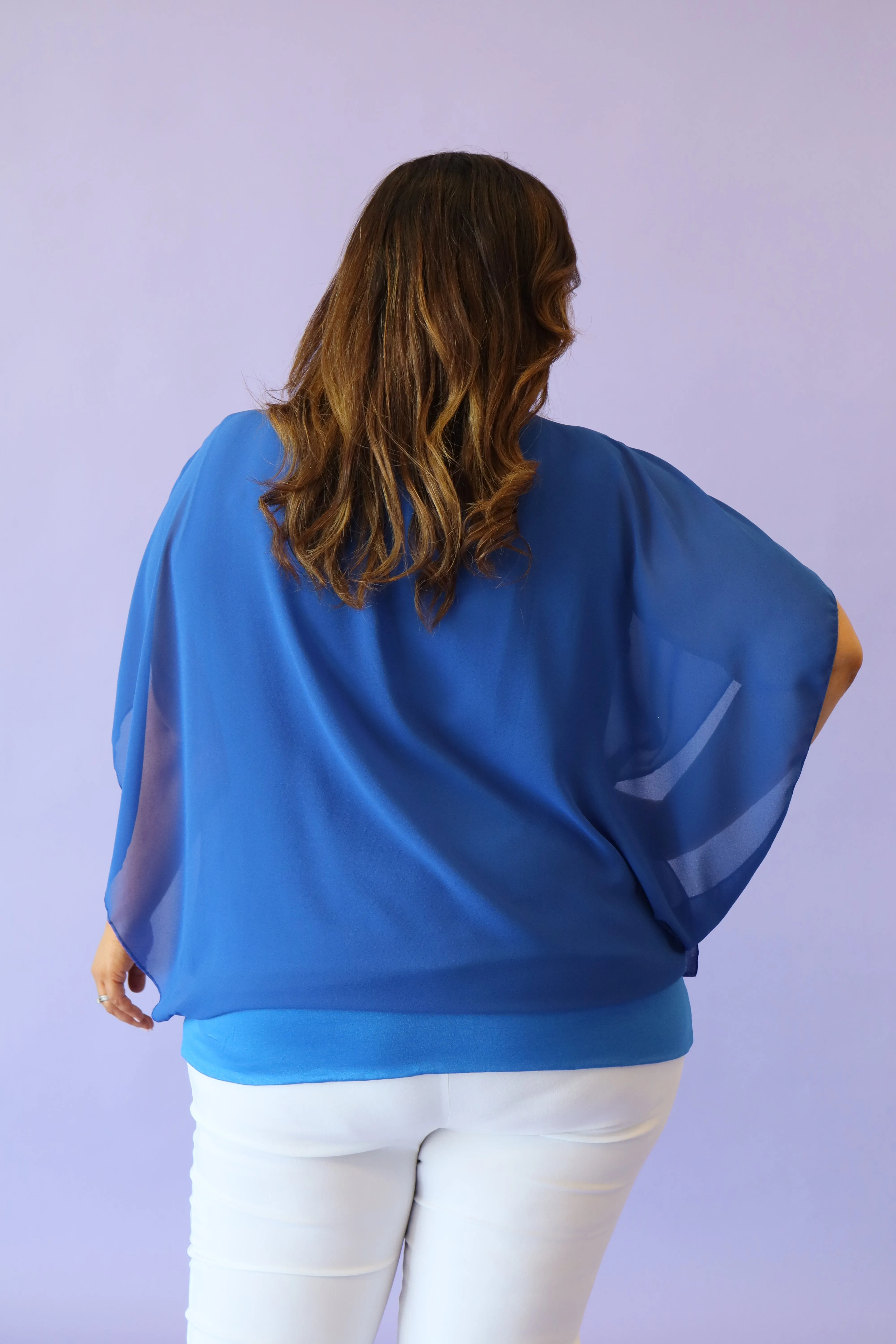 Magic Blouse in Royal Blue Size 2