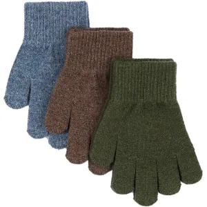 MAGIC Knitted Gloves 3 Pack - Duffel Bag-Chocolate Chip-Orion Blue