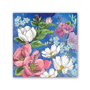 Magnolia Garden Paper Beverage Napkins