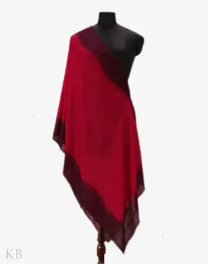 Mahogany Red Pure Pashmina Stole