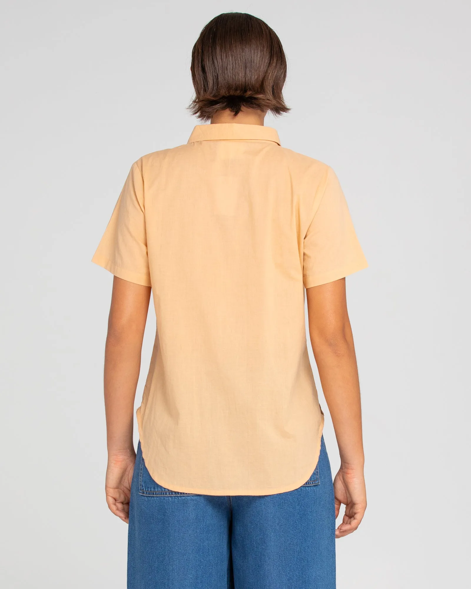 Maia Embroidered Shirt - Natural