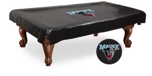 Maine Black Bears HBS Black Vinyl Billiard Pool Table Cover