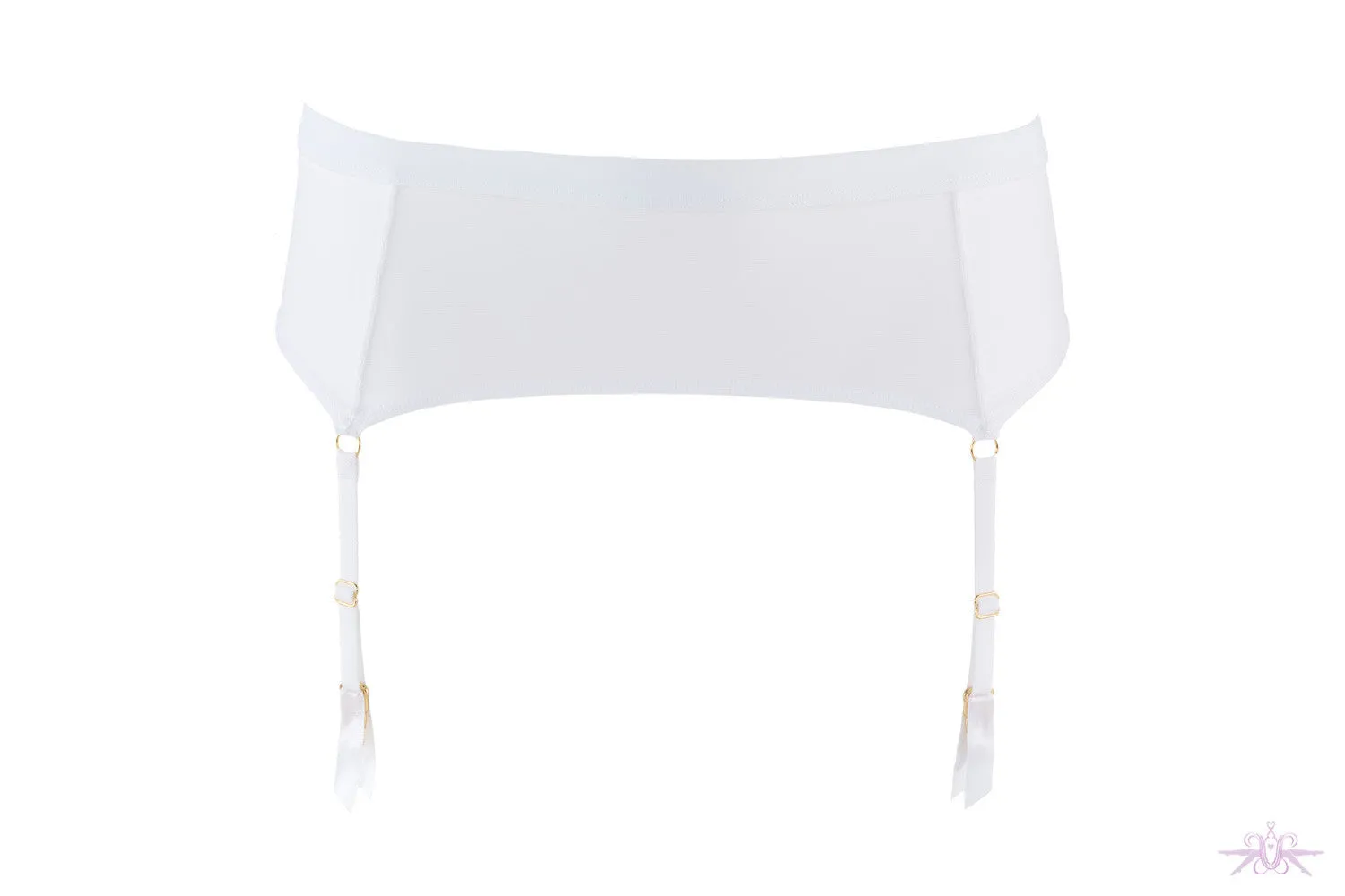 Maison Close Pure Tentation White Garter Belt