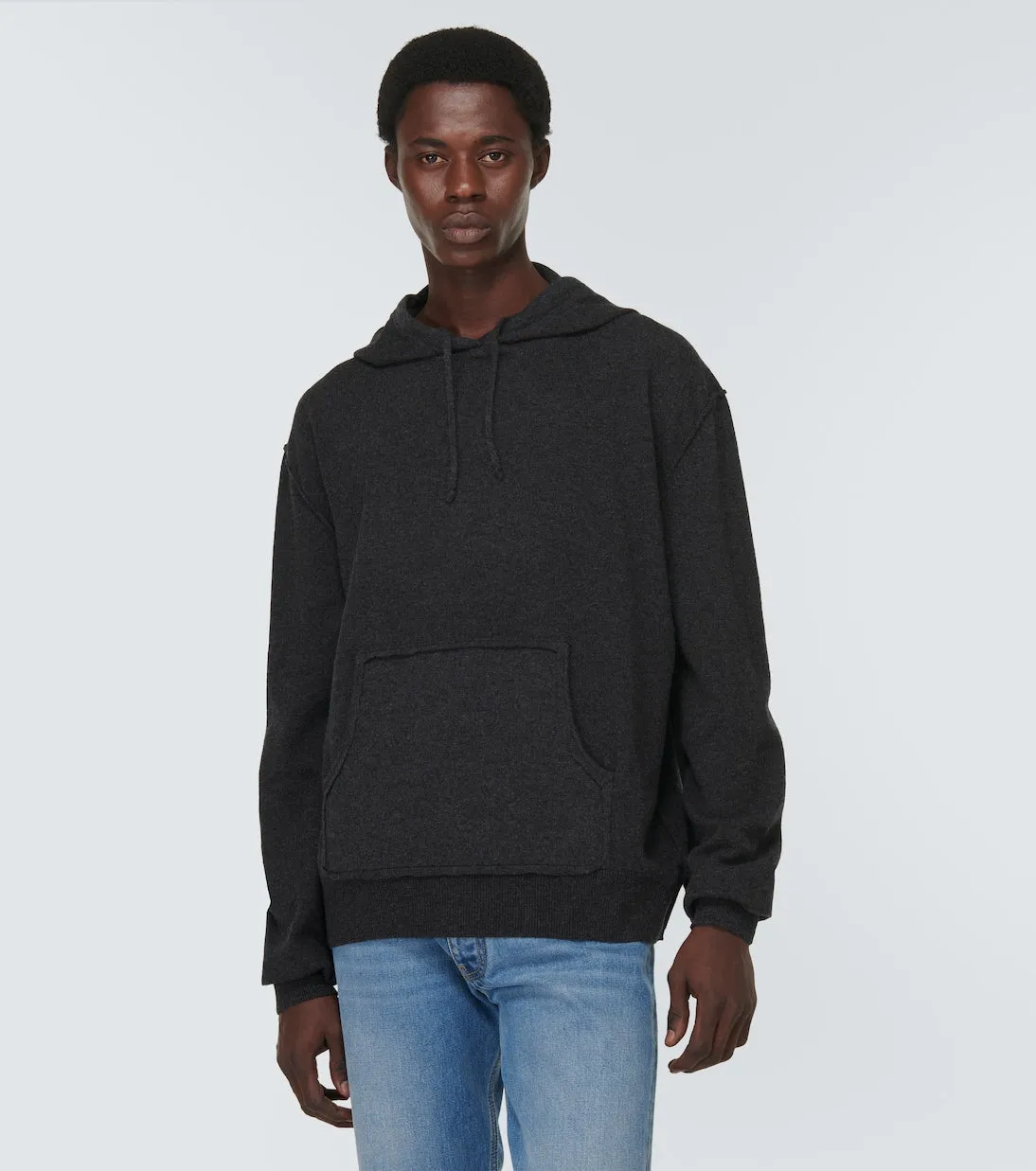 Maison Margiela wool and cashmere sweatshirt, gray