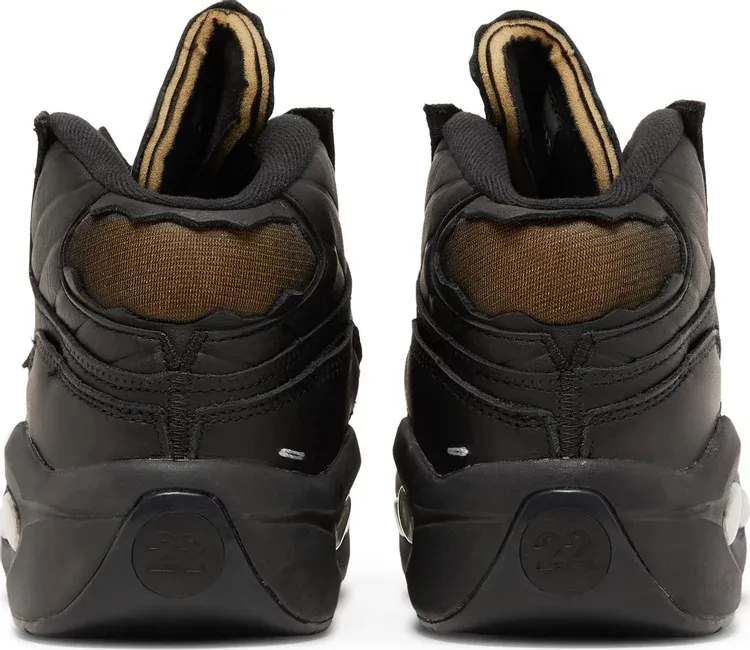 Maison margiela x question mid 'memory of - black' Reebok sneakers, black