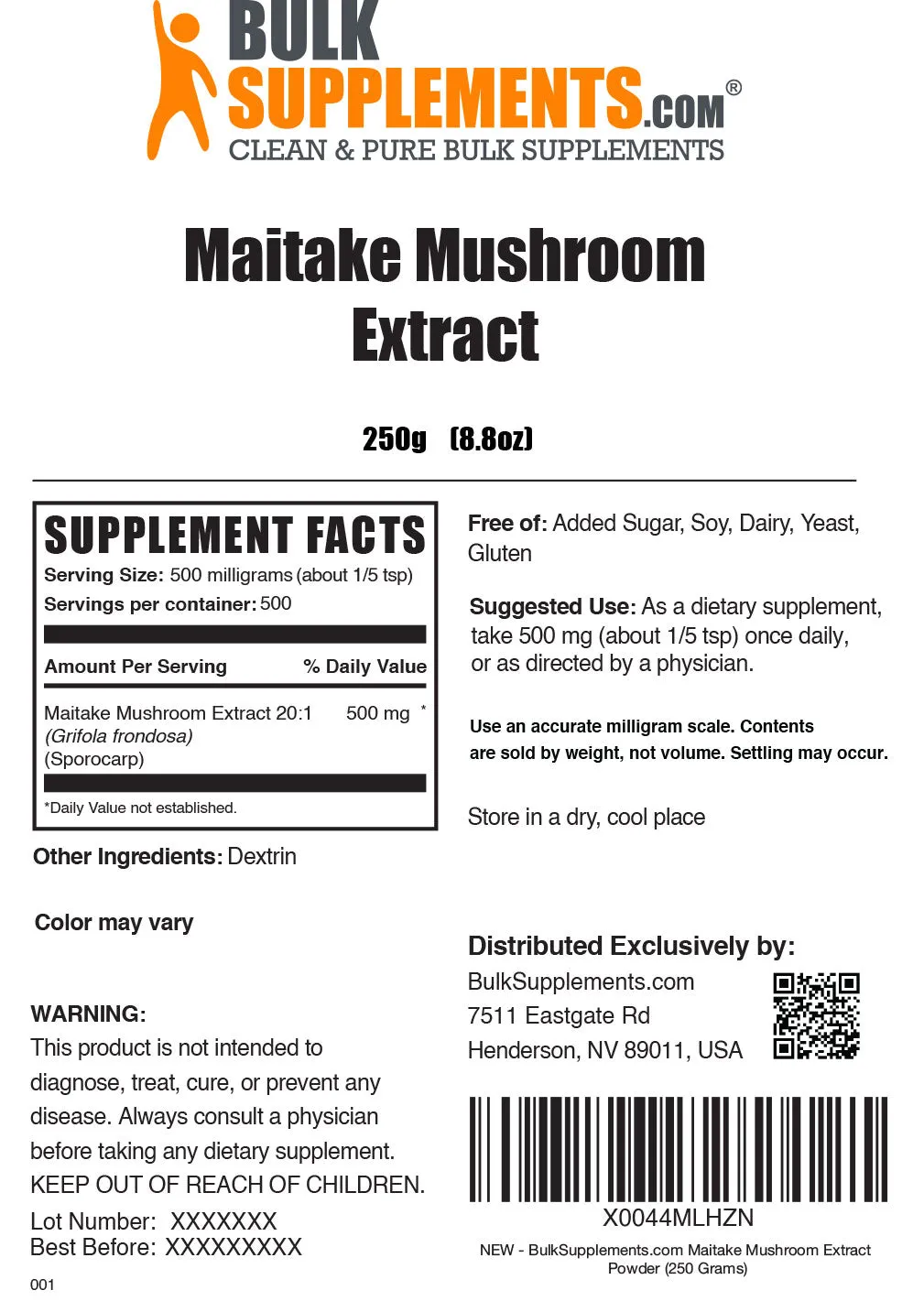 Maitake Mushroom Extract Powder