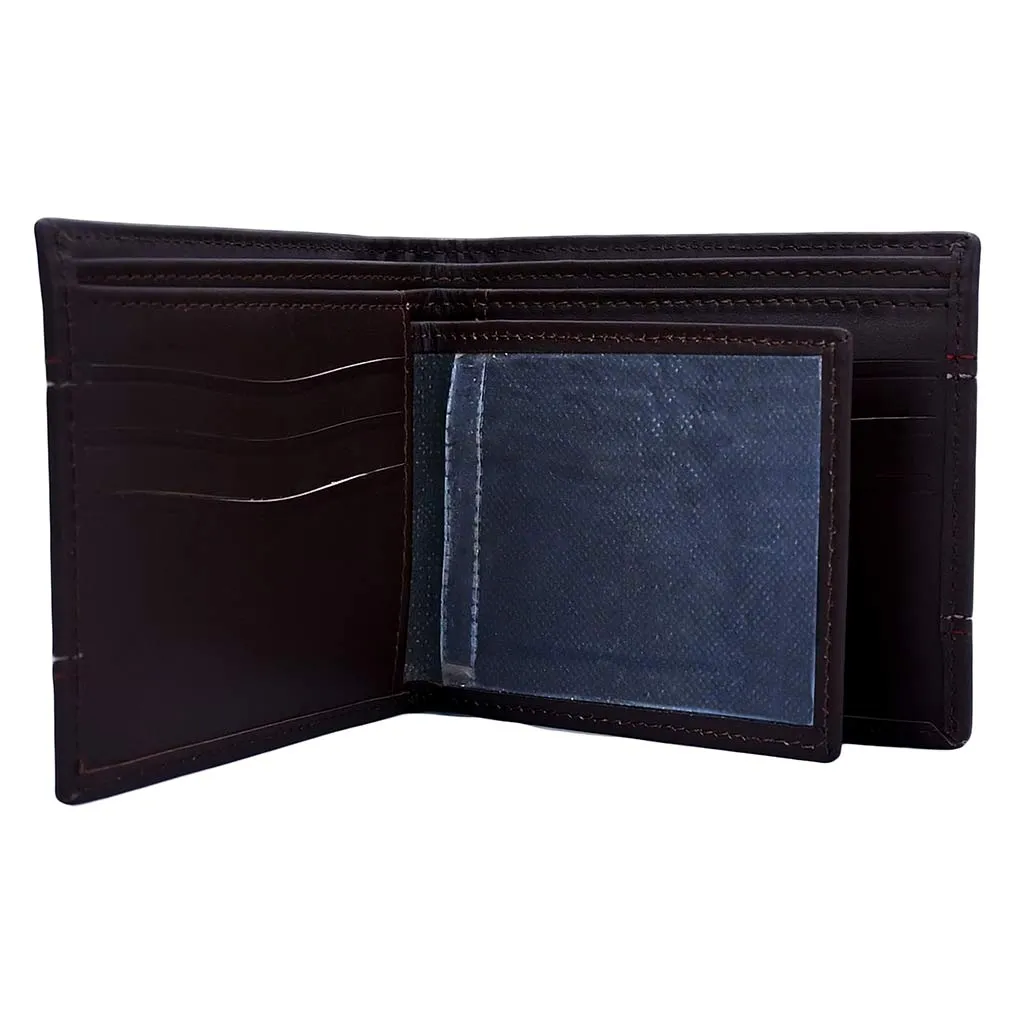 Majesty Business Leather Wallet Dark Brown