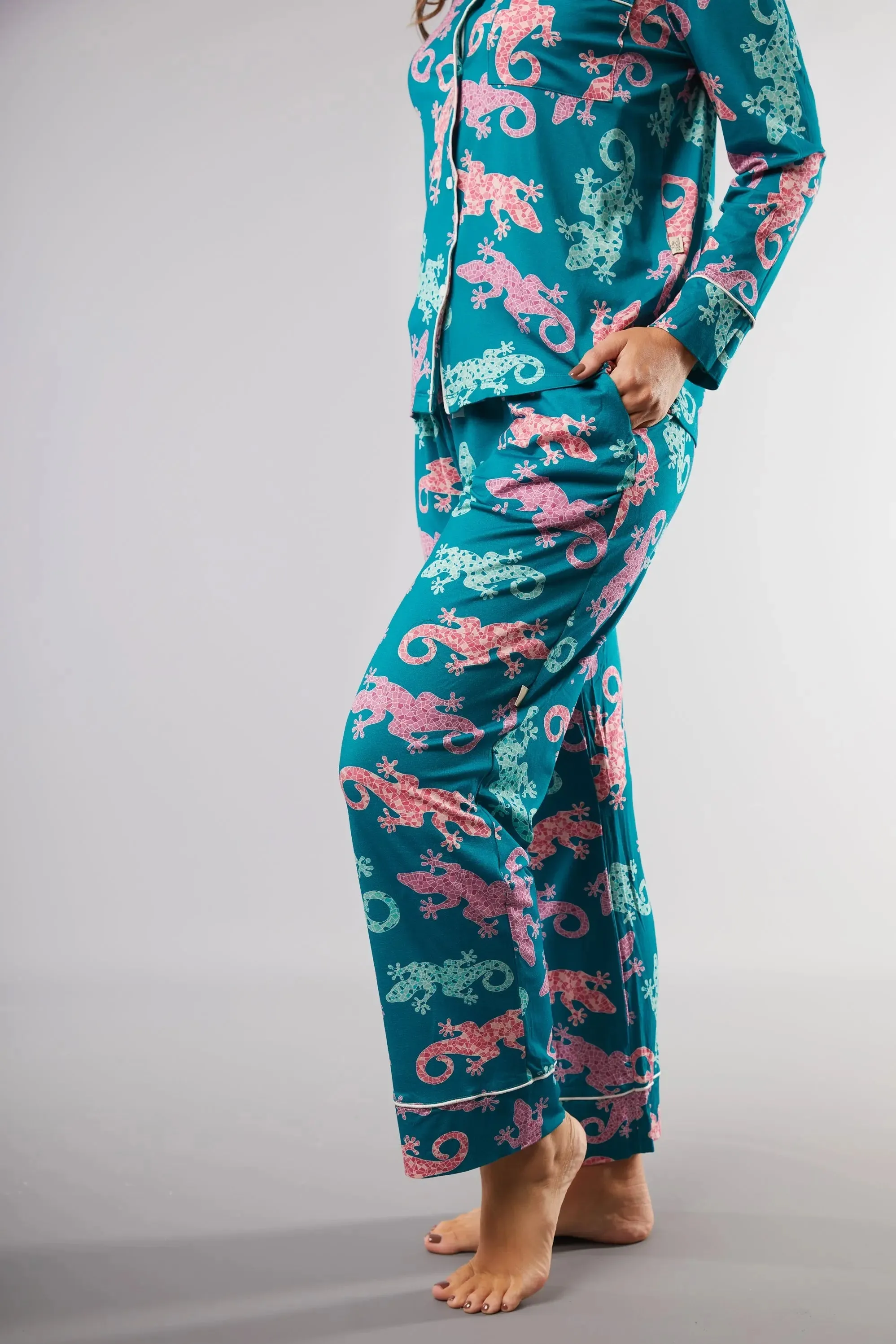 Majorcan Gecko Classic Pyjama Trouser Set