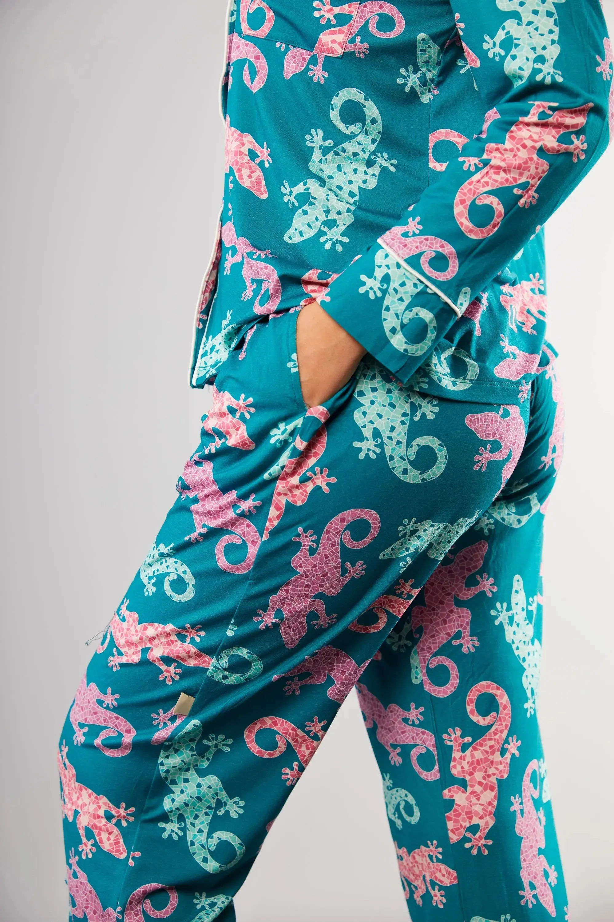 Majorcan Gecko Classic Pyjama Trouser Set