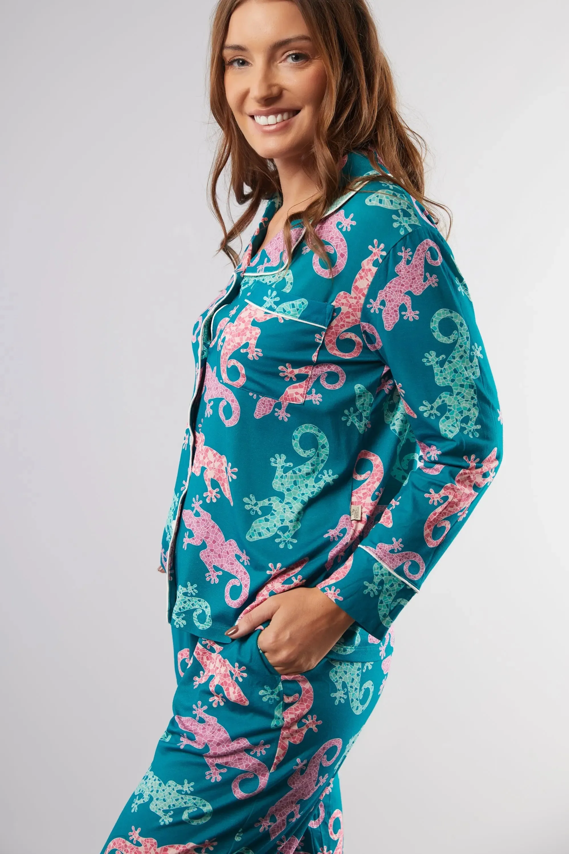 Majorcan Gecko Classic Pyjama Trouser Set