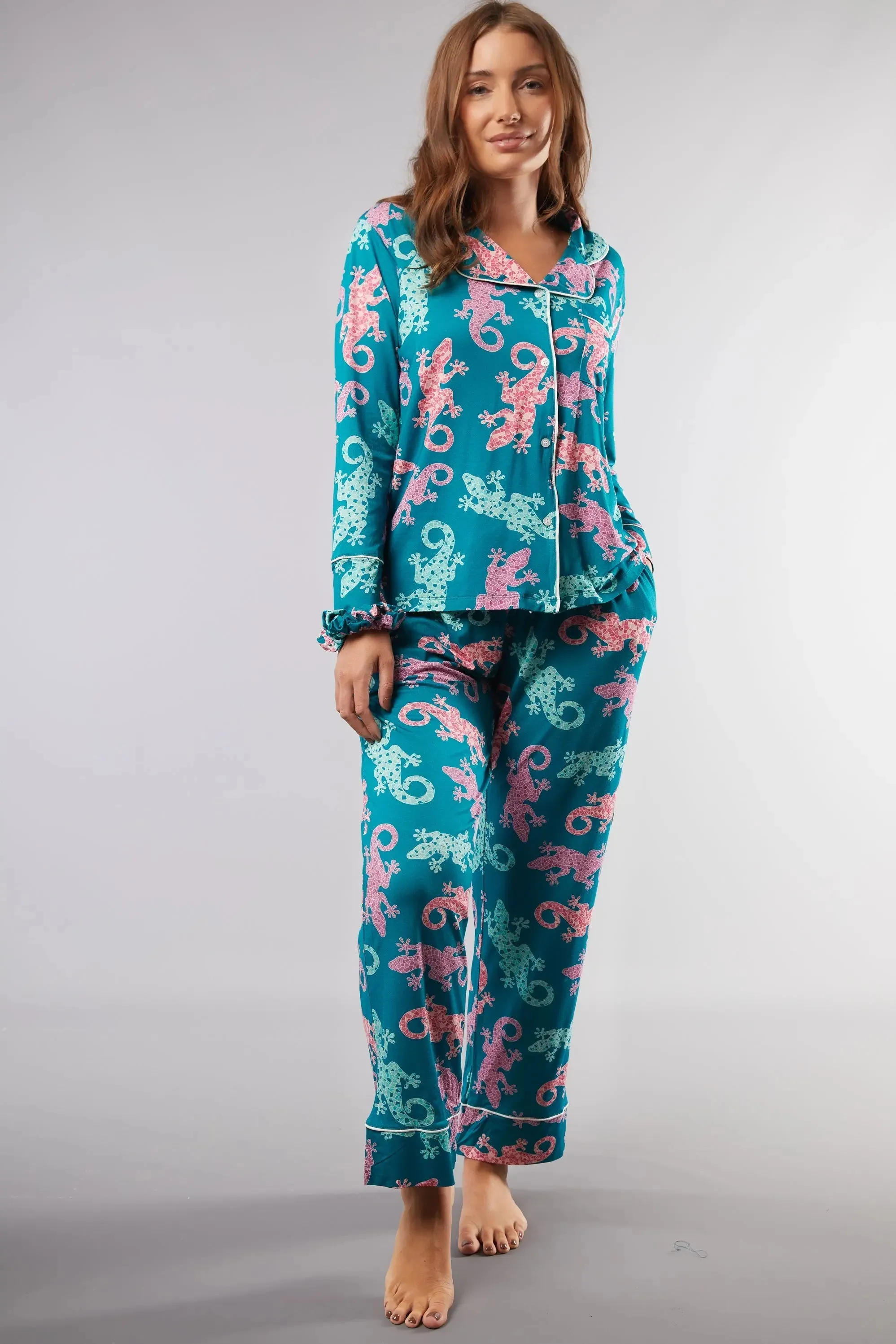 Majorcan Gecko Classic Pyjama Trouser Set