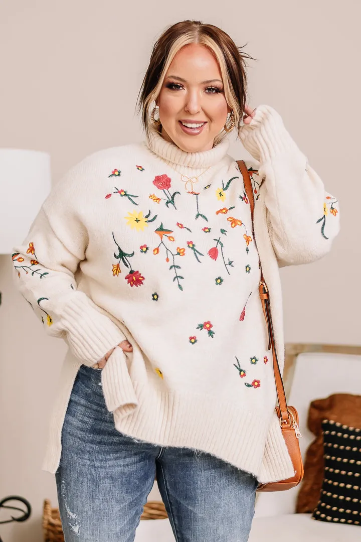 Make An Arrangement Turtle Neck Sweater