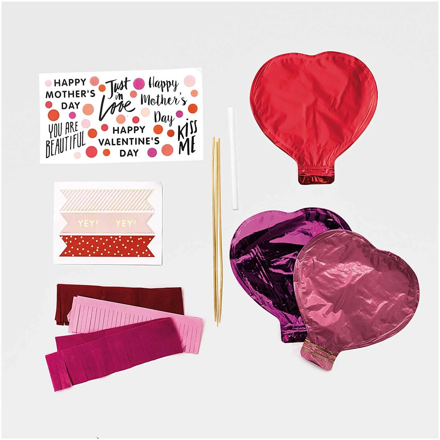 Make Your Own Topper Balloon Kit - Hearts