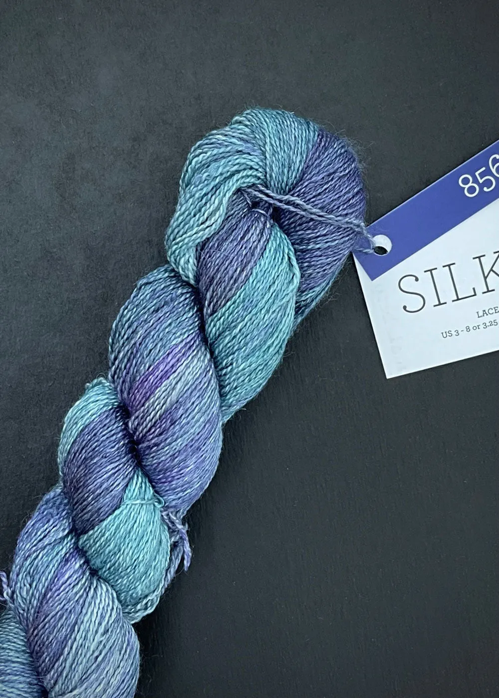 Malabrigo. Silkpaca 2ply, Azules