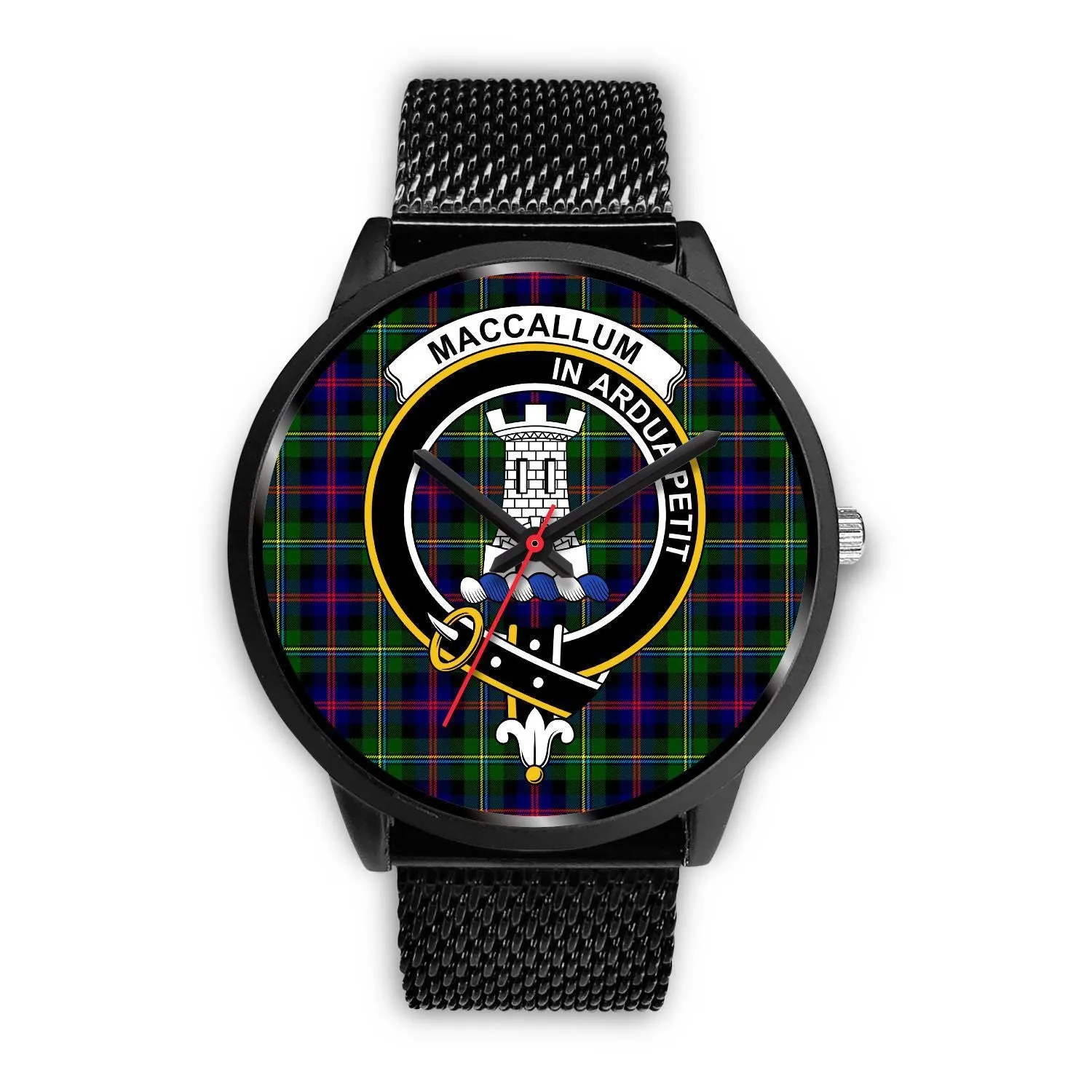 Malcolm Modern Clan Badge Tartan Black Watch