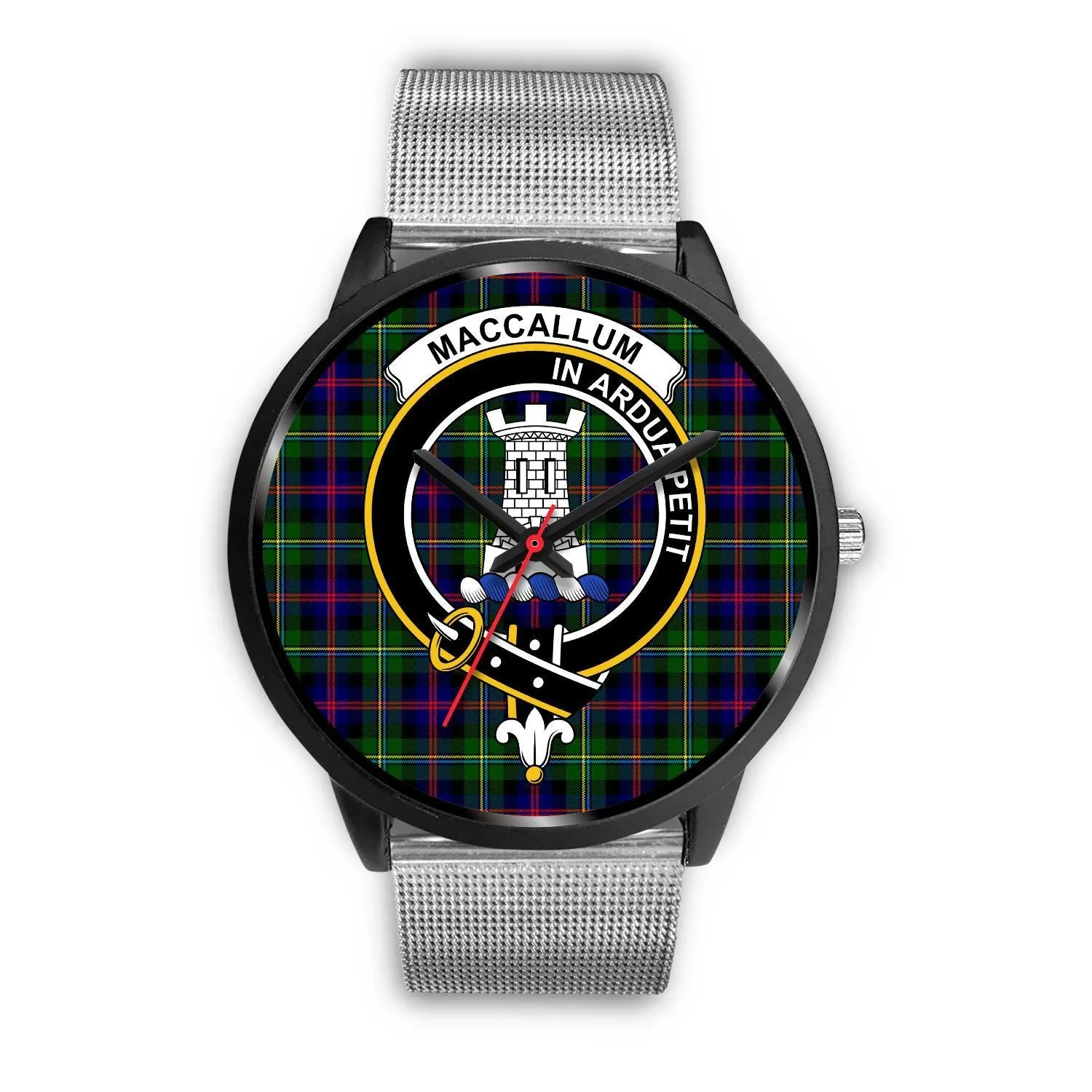 Malcolm Modern Clan Badge Tartan Black Watch