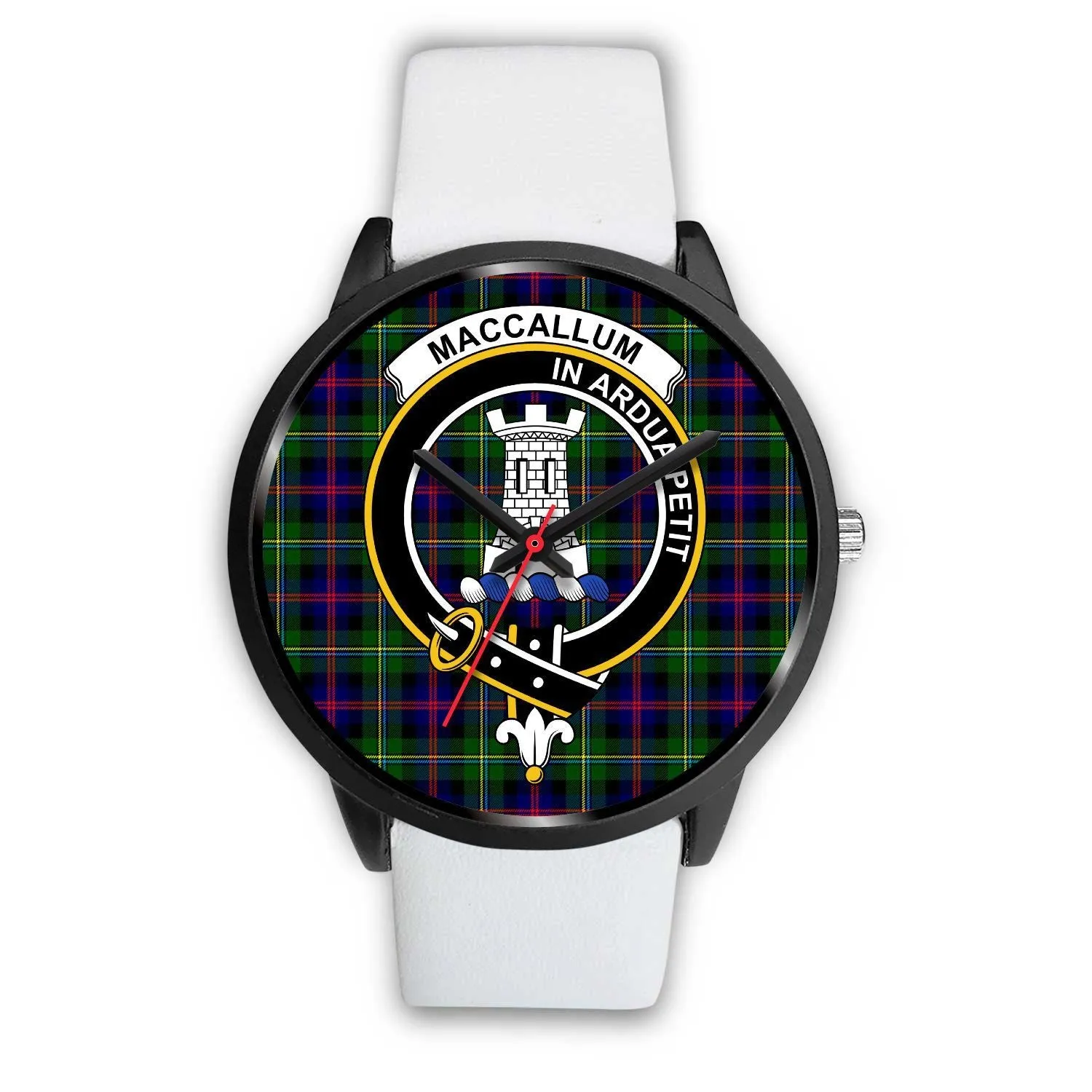 Malcolm Modern Clan Badge Tartan Black Watch