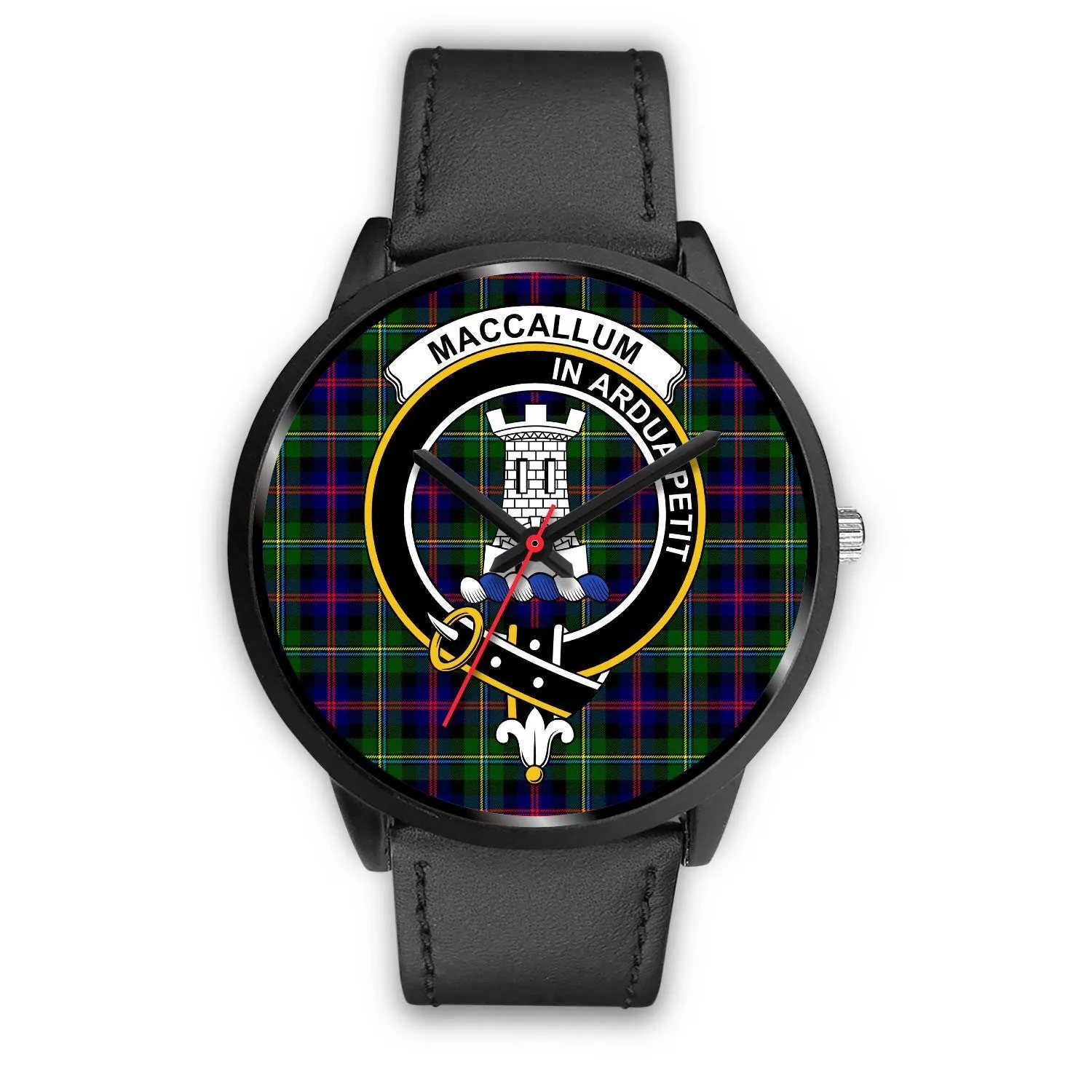 Malcolm Modern Clan Badge Tartan Black Watch