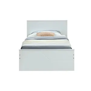 Malcolm Twin Bed, White