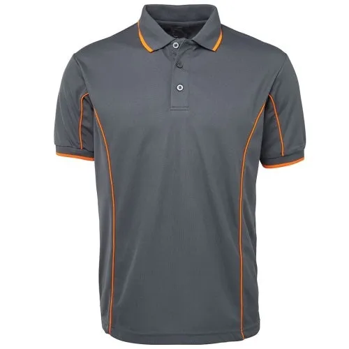 Malcom Side Stripe Polyester Polo Shirt