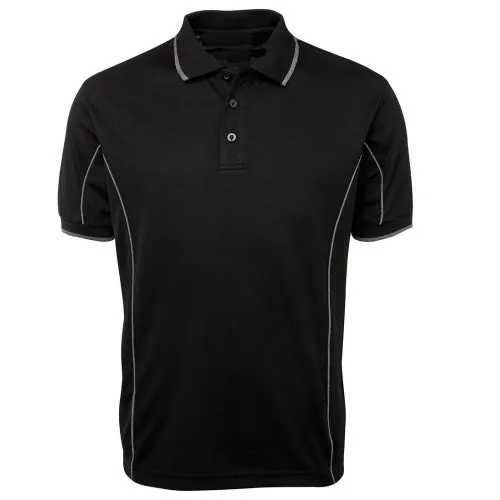 Malcom Side Stripe Polyester Polo Shirt