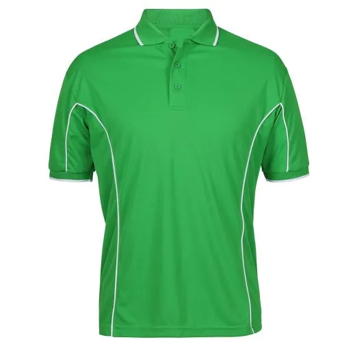 Malcom Side Stripe Polyester Polo Shirt