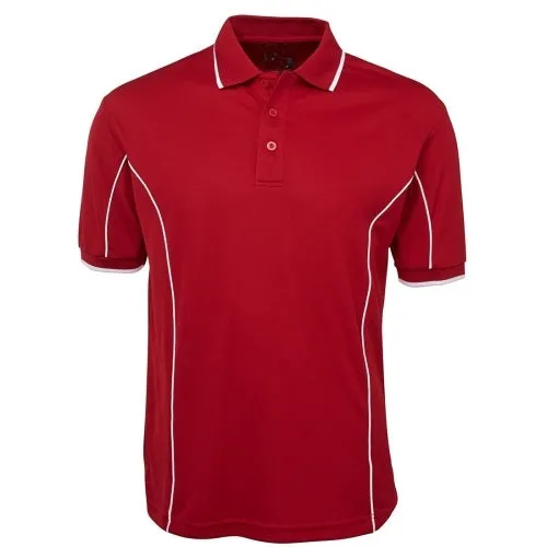 Malcom Side Stripe Polyester Polo Shirt