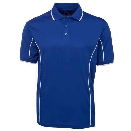 Malcom Side Stripe Polyester Polo Shirt