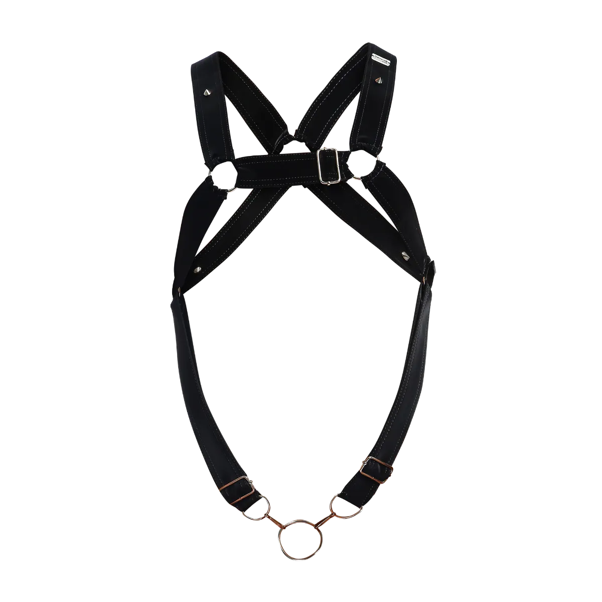 Male Basics Dngeon Leather Cross Penis Ring Harness Animal Mamba One Size