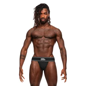 Male Power Modal Rib Jock Black L/XL