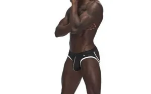 Male Power Sport Mesh Jock Black