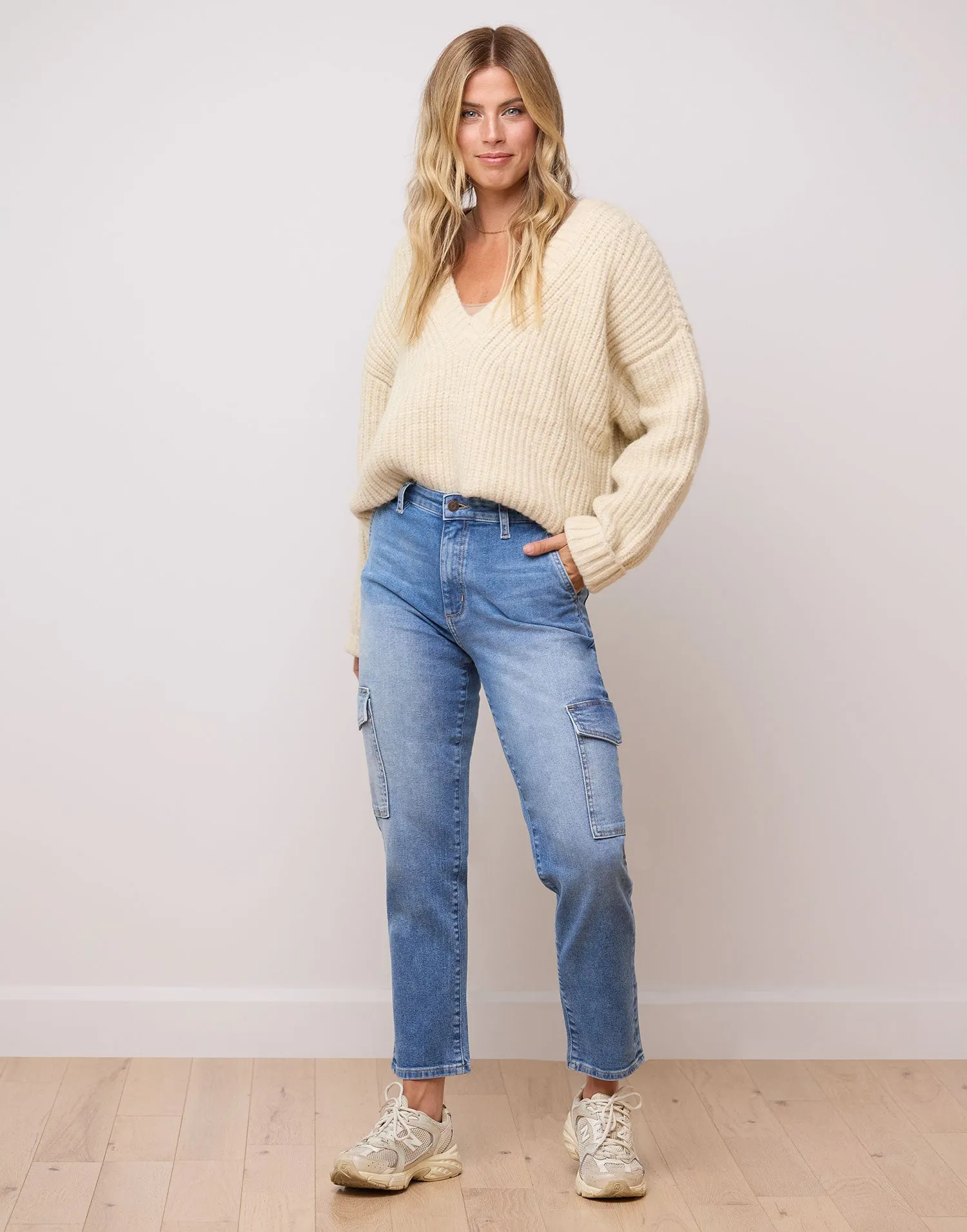 MALIA RELAXED JEANS / BLUE BELL