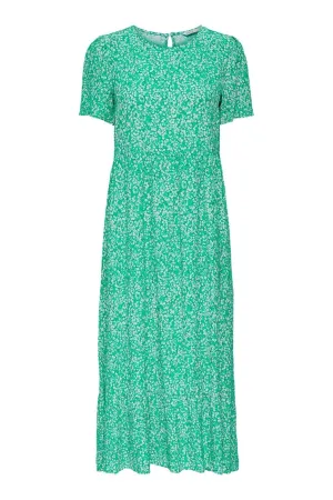 Malle Midi Dress - Floral Green