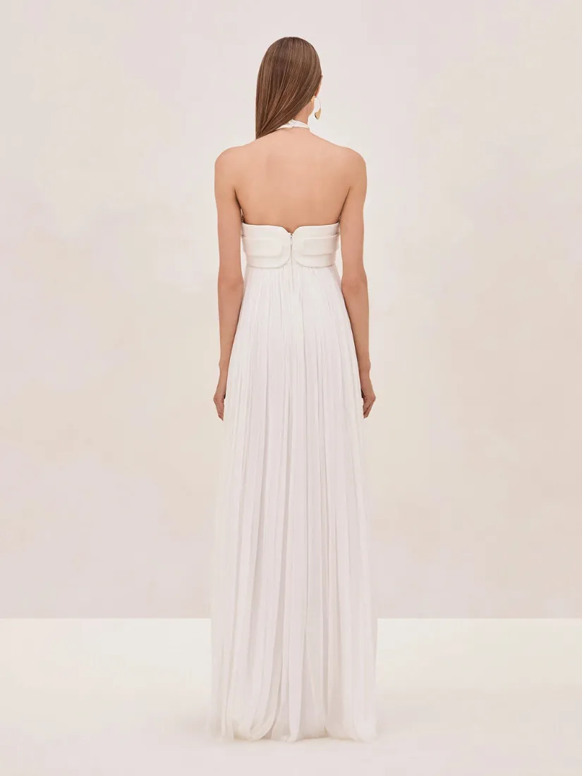 Mallorie Long Dress White