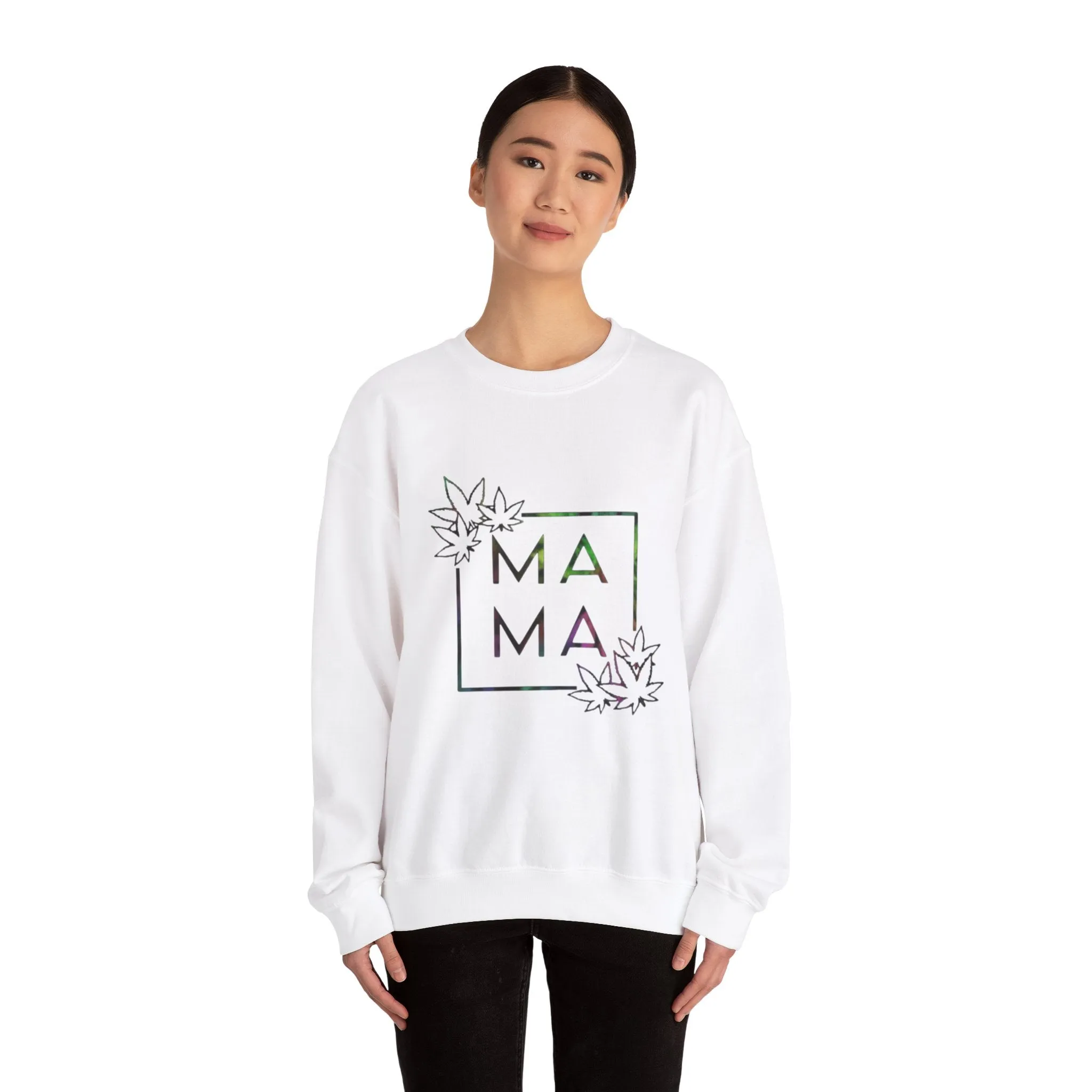 MAMA stoner Unisex Heavy Blend™ Crewneck Sweatshirt