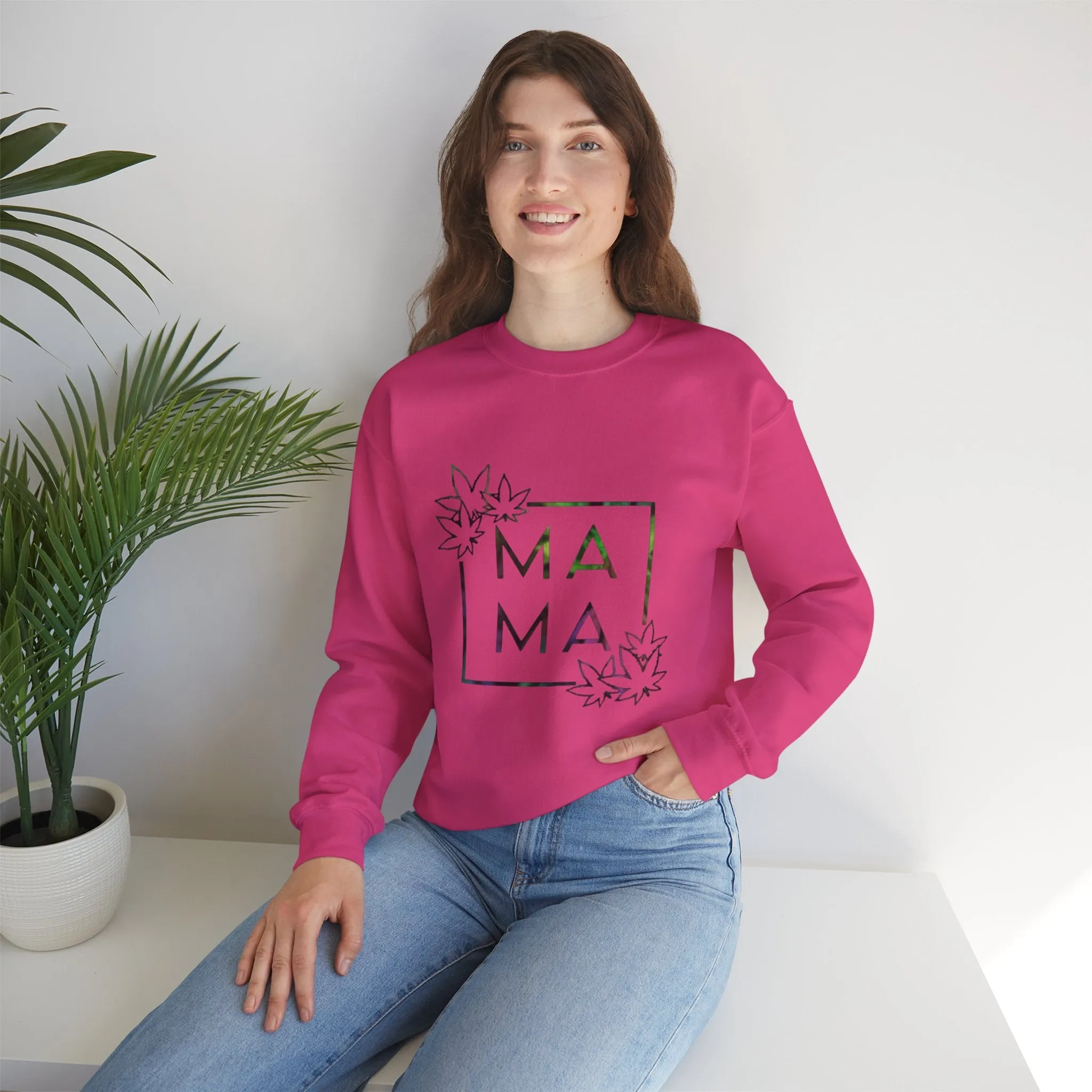 MAMA stoner Unisex Heavy Blend™ Crewneck Sweatshirt