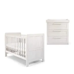 Mamas & Papas Atlas 2 Piece Cotbed Roomset Nimbus White