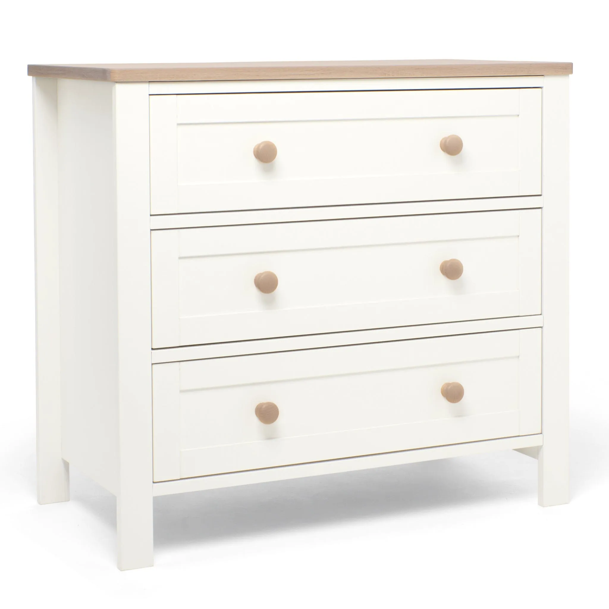 Mamas & Papas Wedmore 2 Piece Cotbed Set in White/Natural