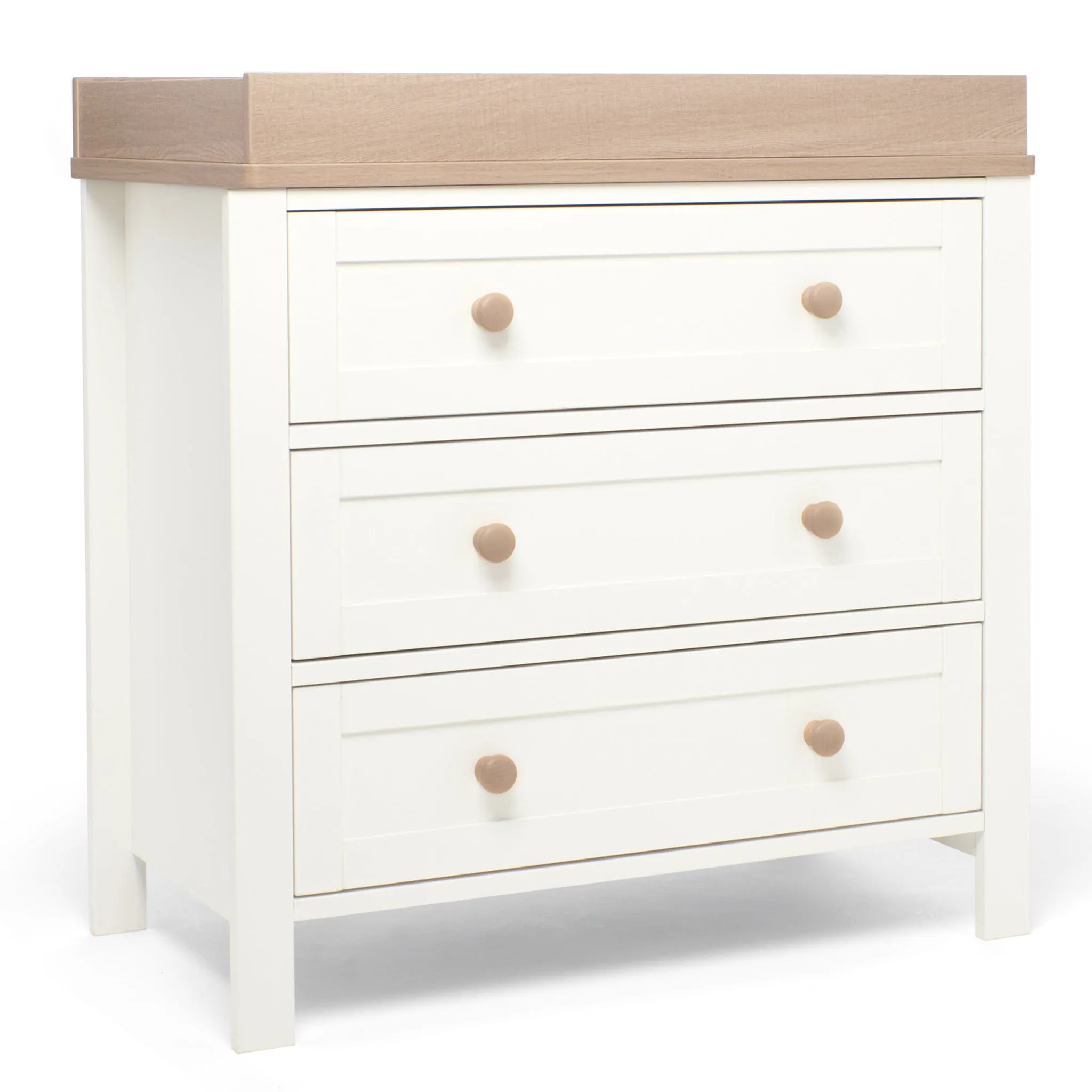 Mamas & Papas Wedmore 2 Piece Cotbed Set in White/Natural