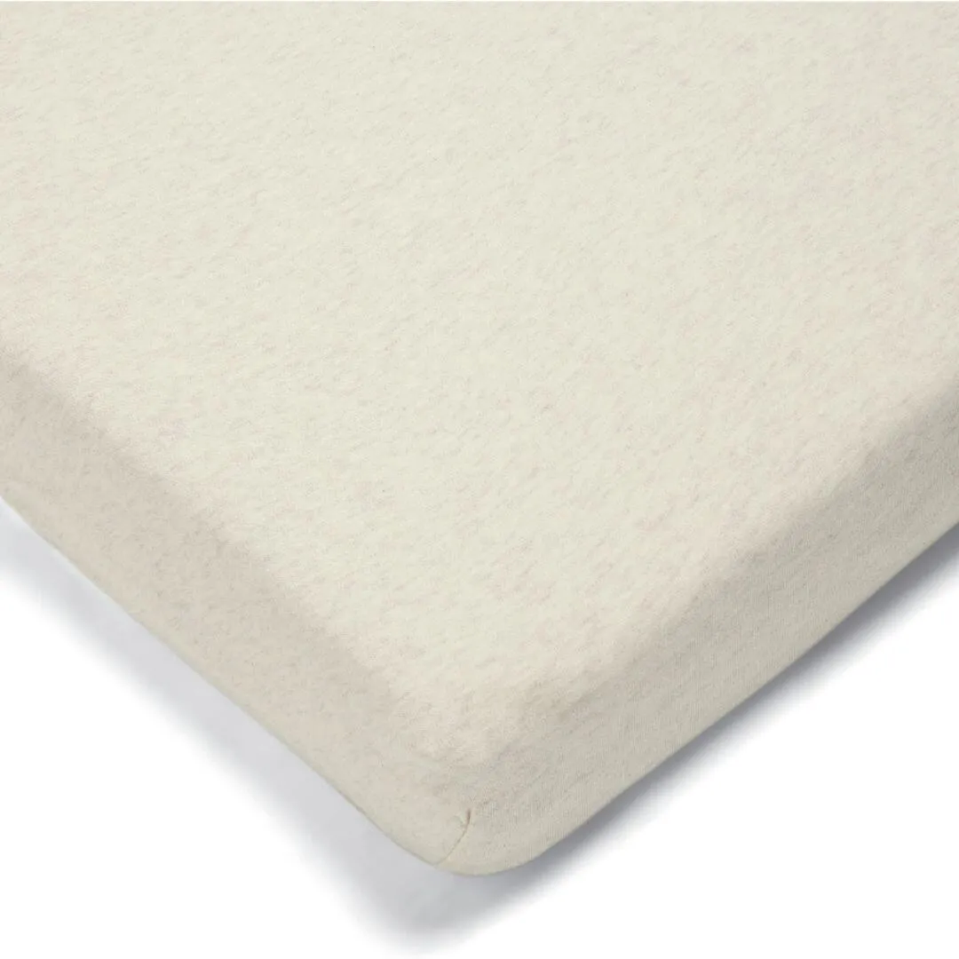 Mamas and Papas Oatmeal Cotbed Fitted Sheet (Single Pack)