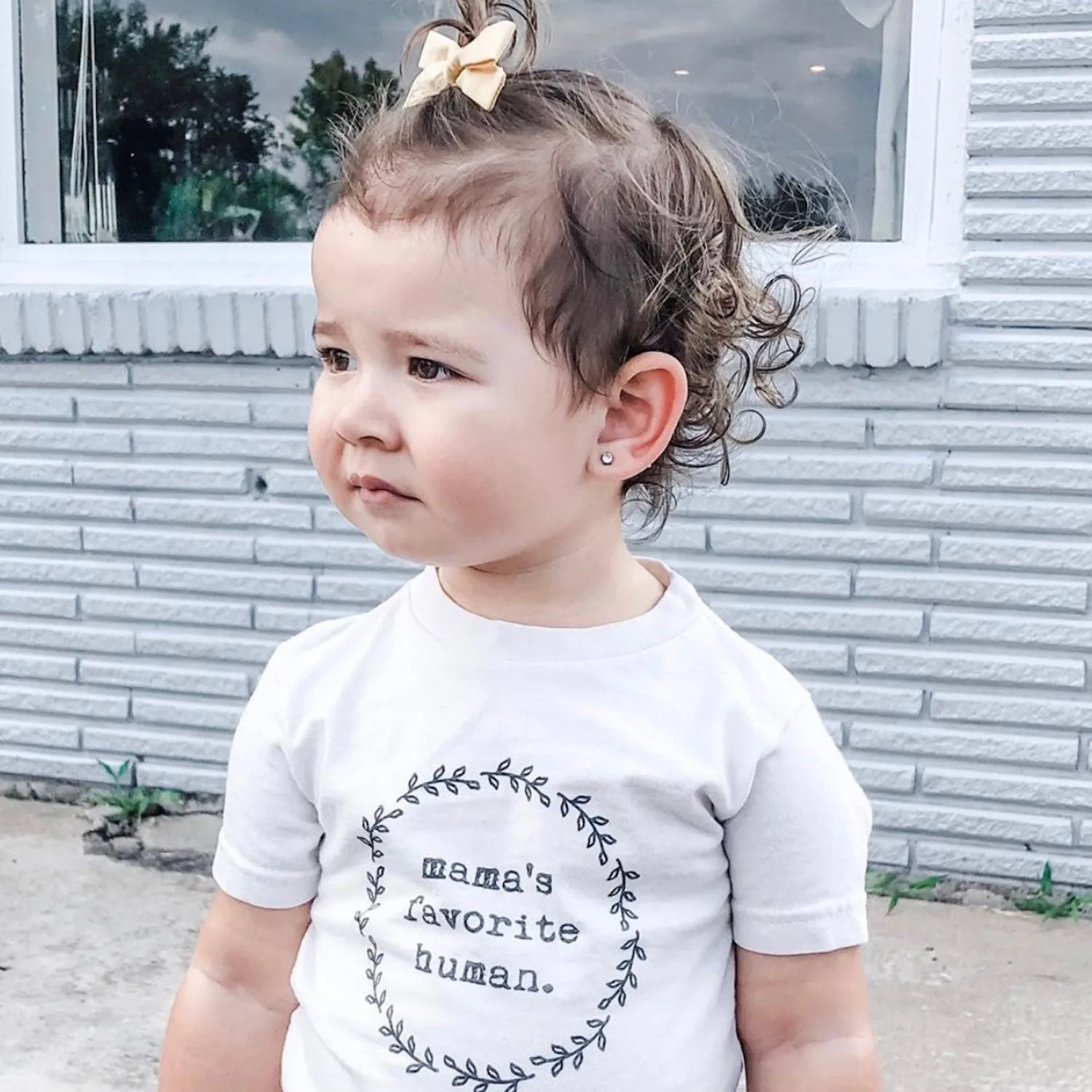 Mama's Favorite Human - Organic Cotton Tee