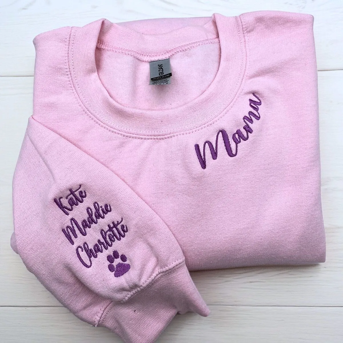 Mama's Favorites: Embroidered Sweatshirt & Stylish Tote Combo