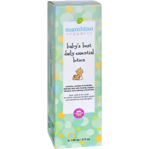 Mambino Organics Lotion - Baby's Best - Daily Essential - 5 Fl Oz