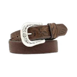 M&f Men's Nocona Brown Bullhide Leather Belt