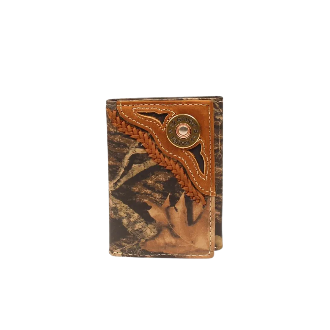 M&f Men's Trfold Shtgun Shell Lac Mo Wallet