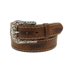 M&f Women's Nocona Zigzag Edge Belt