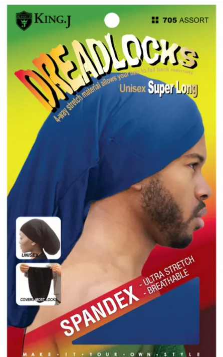 M&M Headgear Spandex Dreadlocks Cap