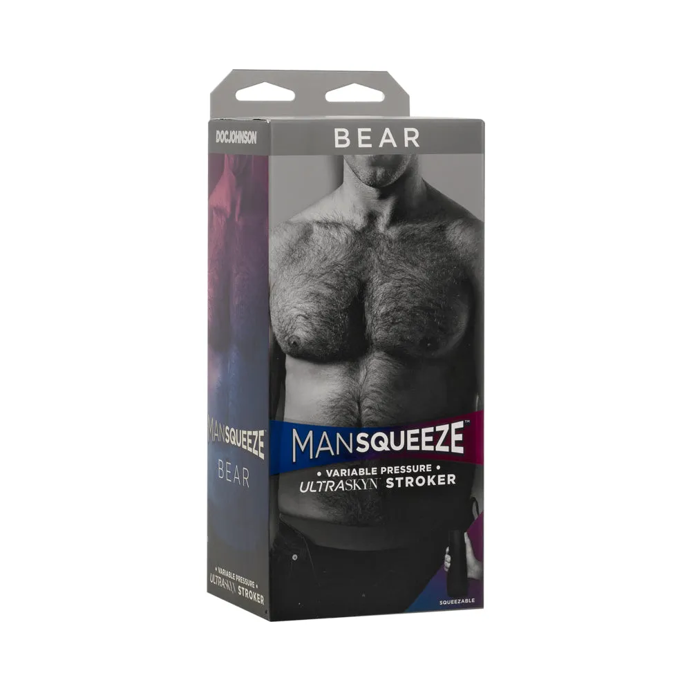 Man Squeeze Bear Ass Francois Sagat Beige Stroker